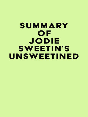 cover image of Summary of Jodie Sweetin's unSweetined